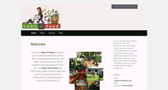 Desktop Screenshot of lawntofood.com