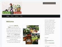 Tablet Screenshot of lawntofood.com